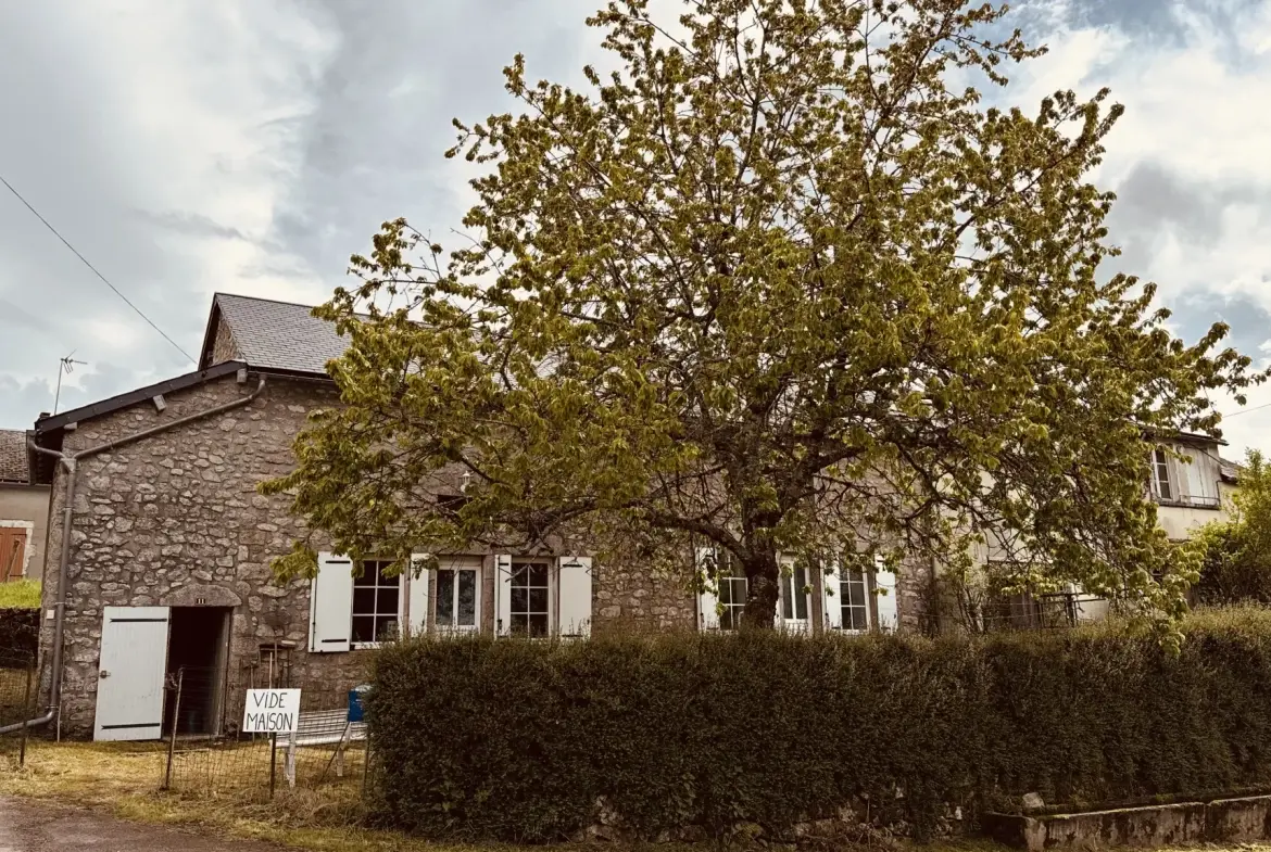 Longère bourguignonne rénovée avec grange à Brassy, Morvan 