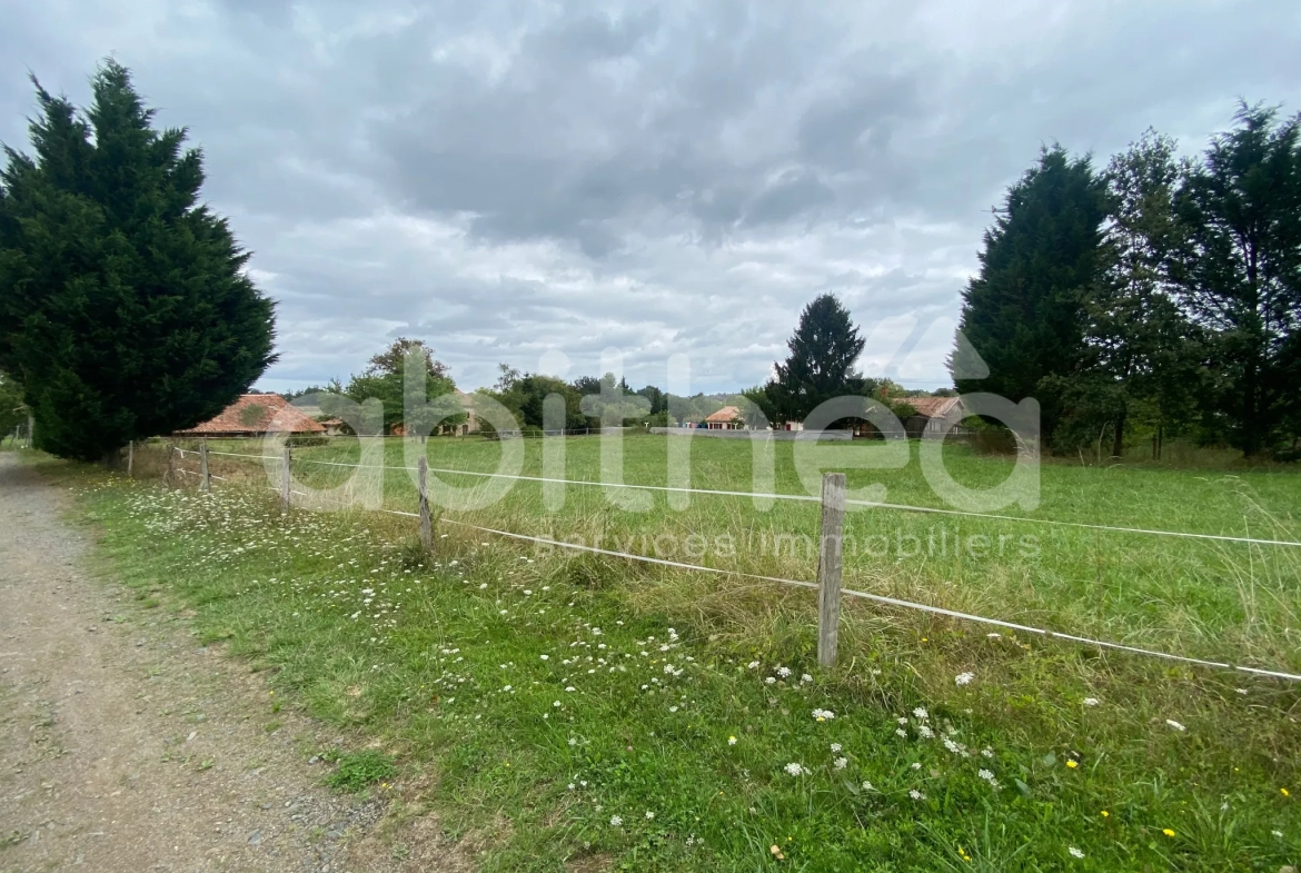 Terrain constructible non viabilisé à Cherves-Chatelars - Environnement calme 