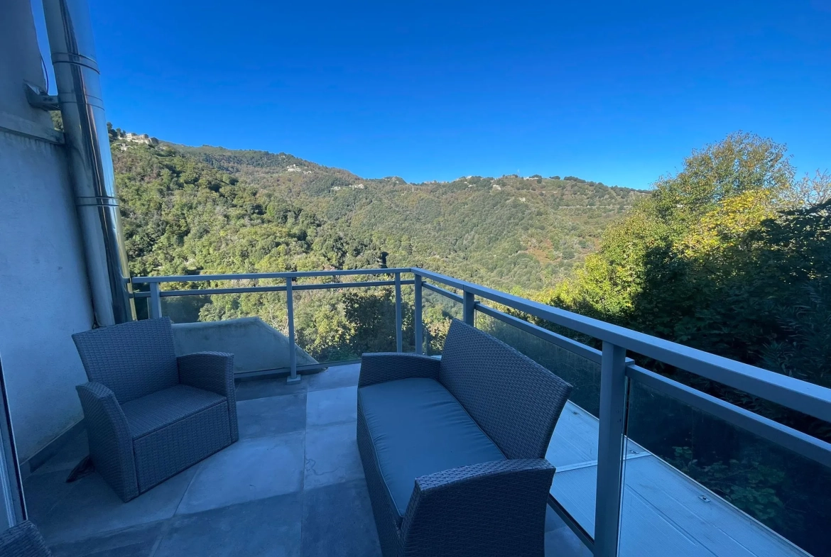 Maison de village à San Nicolao en Corse avec terrasse et jardin 