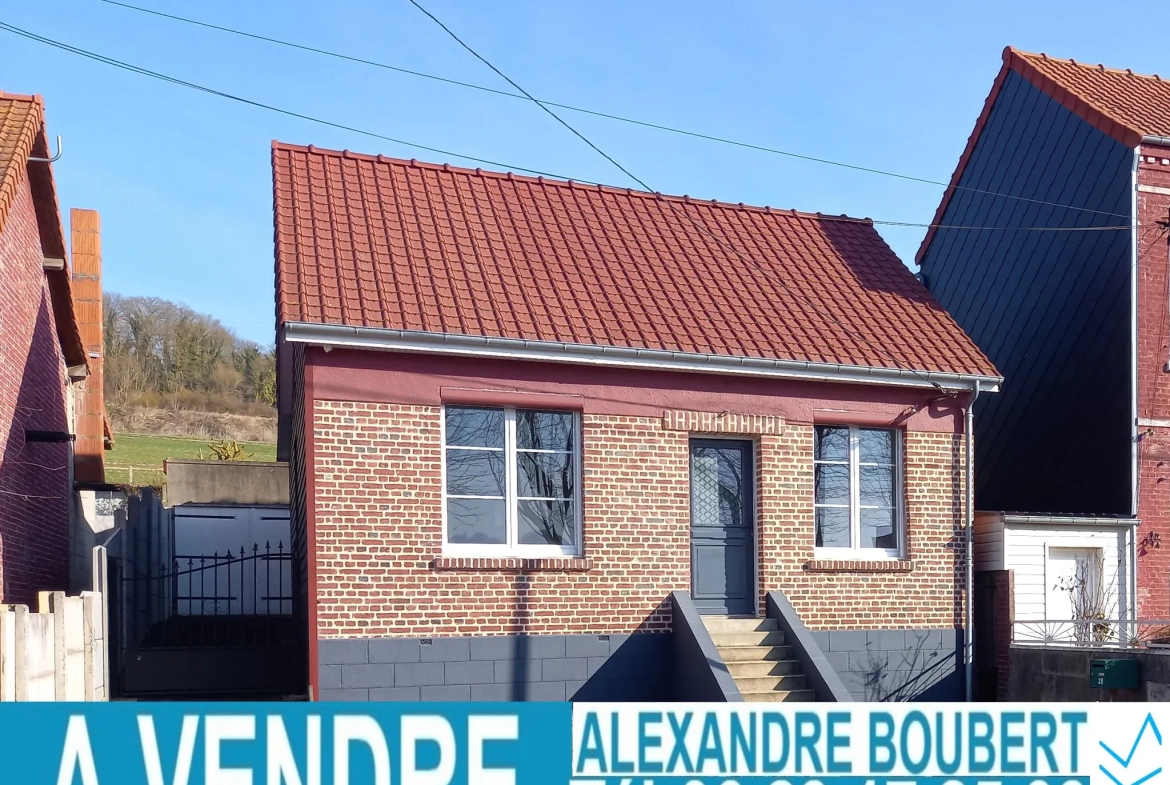 Maison rénovée de 3 pièces à Eu, emplacement exceptionnel, sans travaux, clé en main 