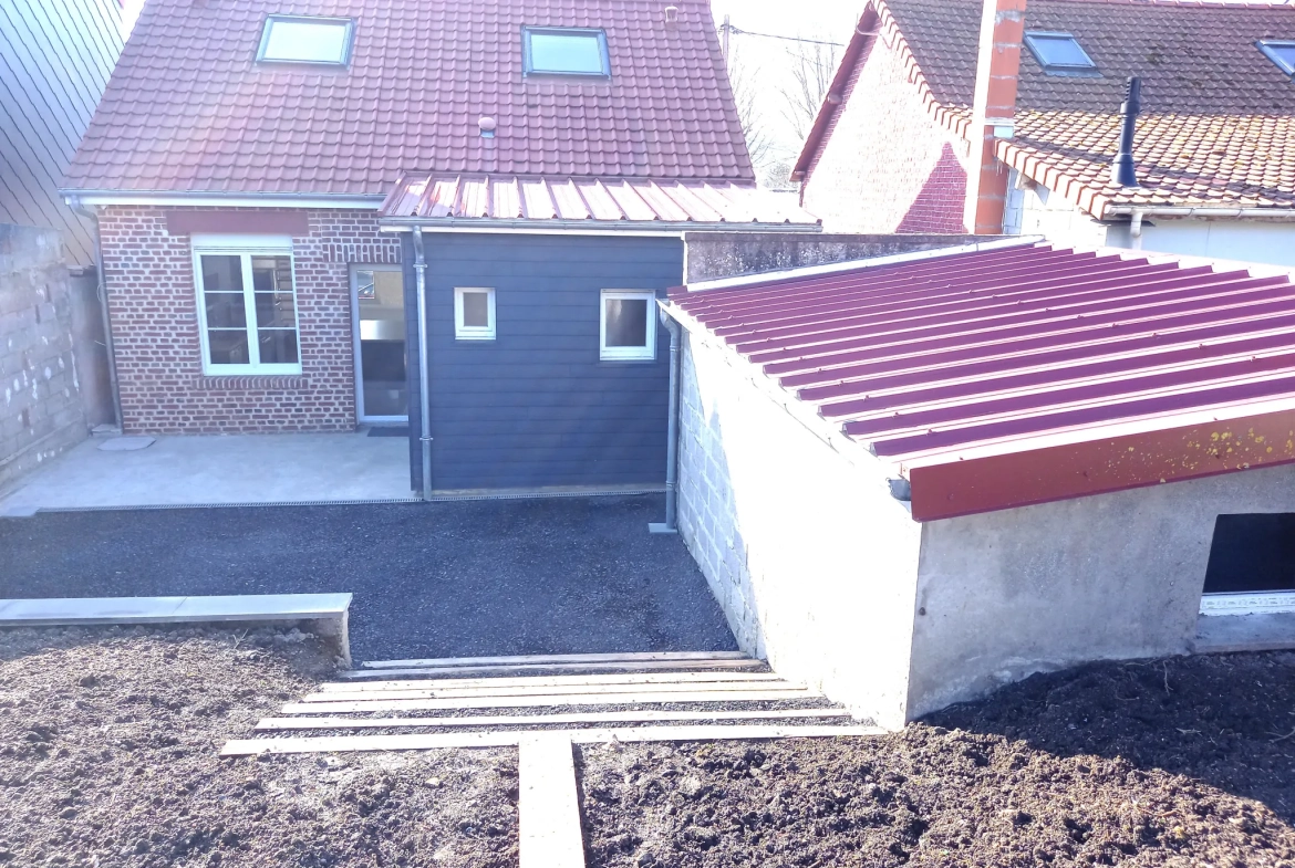 Maison rénovée de 3 pièces à Eu, emplacement exceptionnel, sans travaux, clé en main 