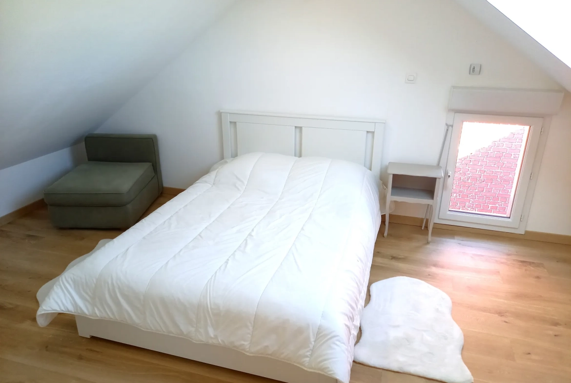 Maison rénovée de 3 pièces à Eu, emplacement exceptionnel, sans travaux, clé en main 
