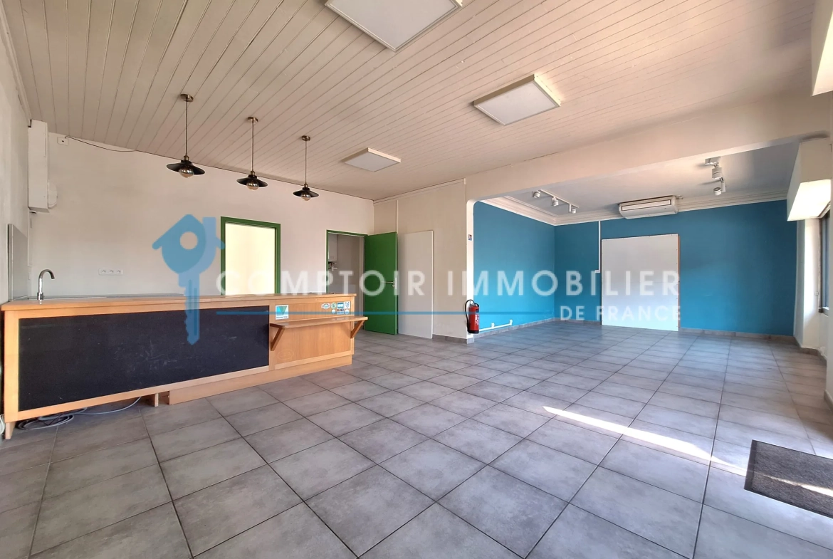 Investissement immobilier à Damiatte avec local commercial, appartement et garage 