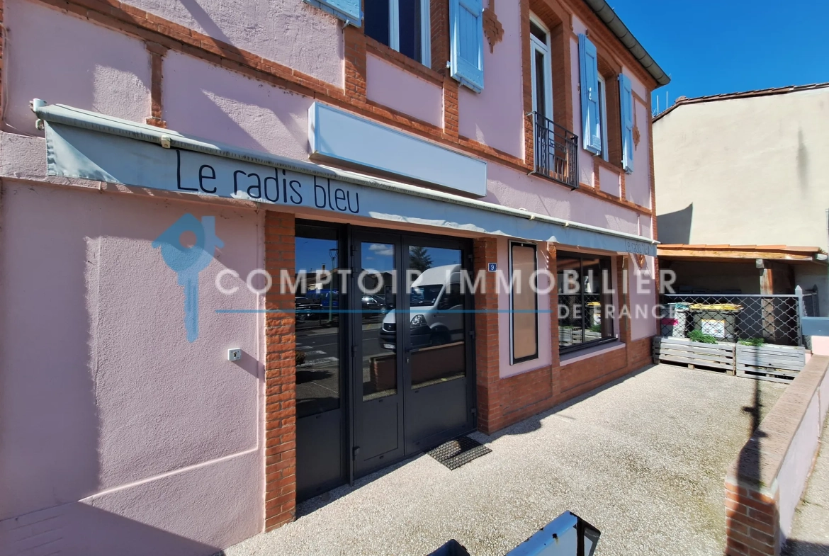Investissement immobilier à Damiatte avec local commercial, appartement et garage 