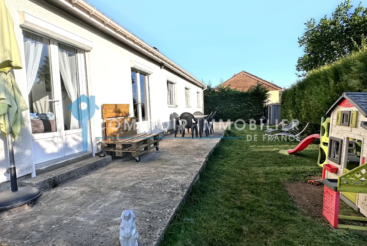 Maison de plain-pied à vendre à Auneau, 5 chambres, 107 m2, proche Paris 