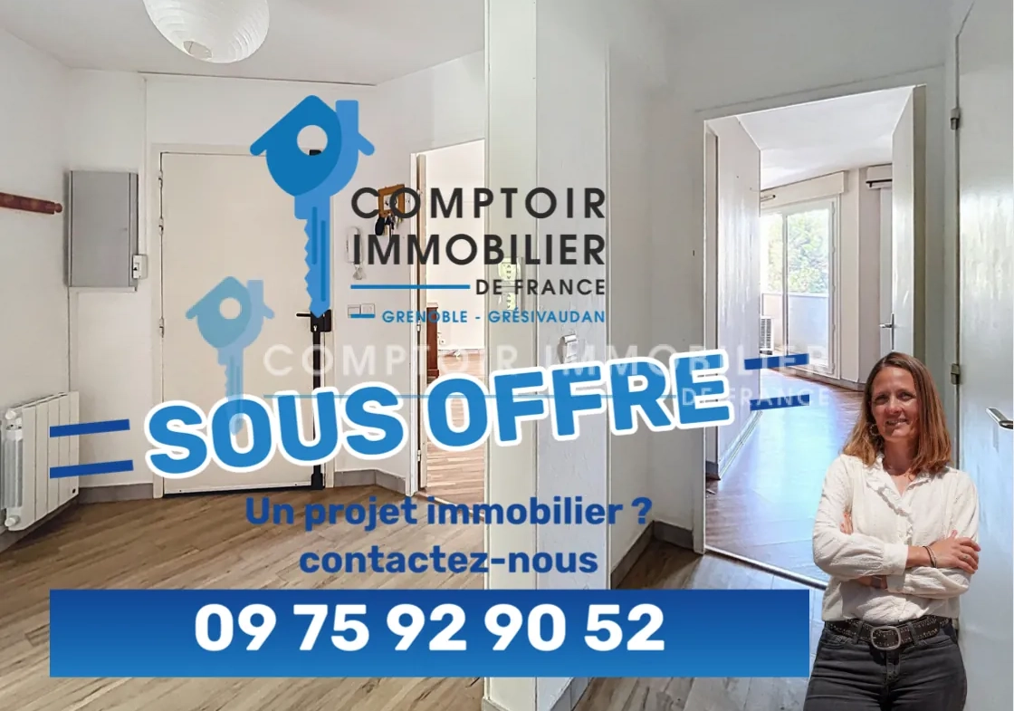 Appartement T3 de 70m² à Grenoble Porte de France avec vue sur Vercors 