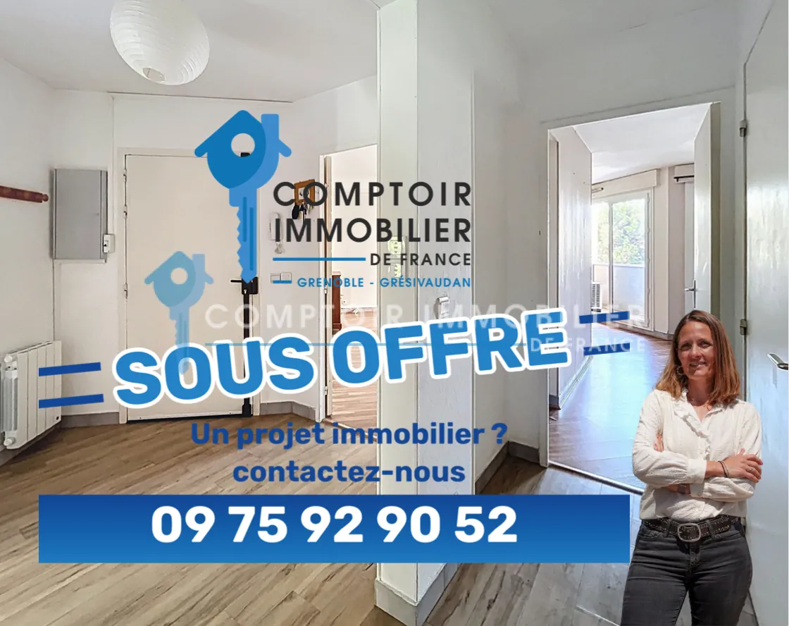 Appartement T3 de 70m² à Grenoble Porte de France avec vue sur Vercors 