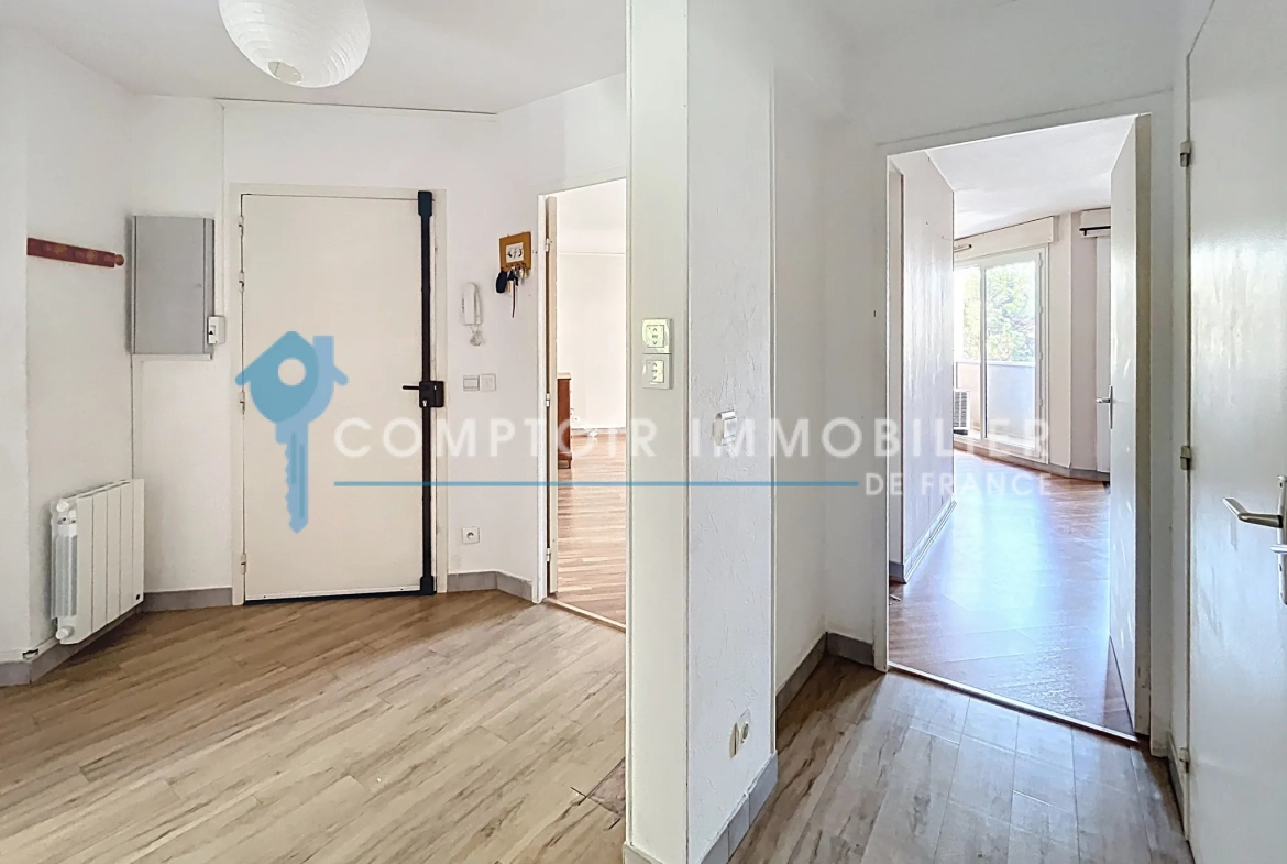 Appartement T3 de 70m² à Grenoble Porte de France avec vue sur Vercors 