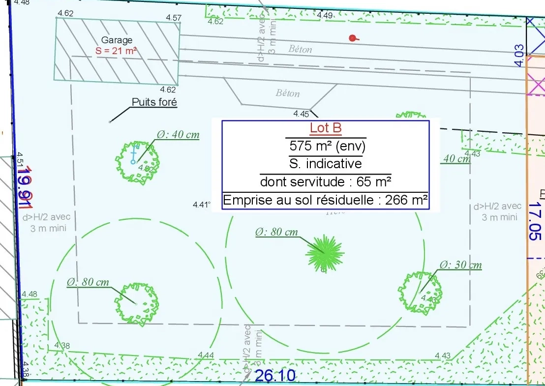 Terrain constructible de 510 m² au Le Teich, proche de toutes commodités dans le bassin d'Arcachon 