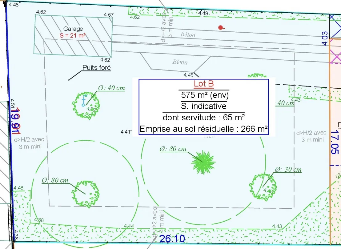 Terrain constructible de 510 m² au Le Teich, proche de toutes commodités dans le bassin d'Arcachon 