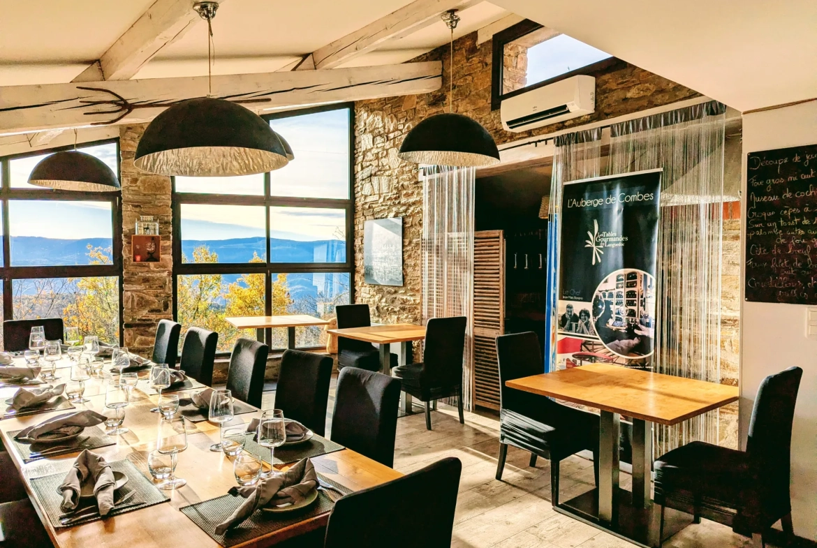 Restaurant traditionnel avec logement à Lamalou-les-Bains – Opportunité rare 