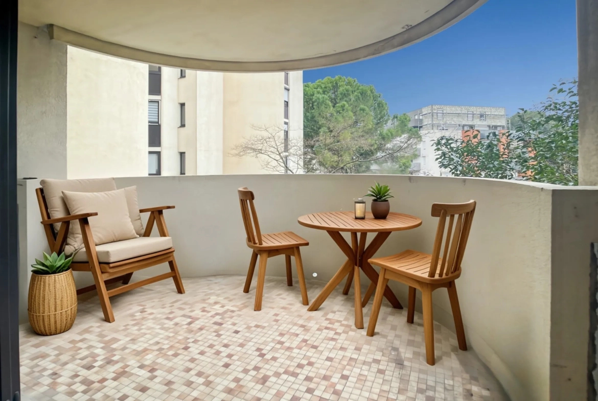 Appartement T3 avec terrasse et garage à Montpellier – Portes d'Estanove 