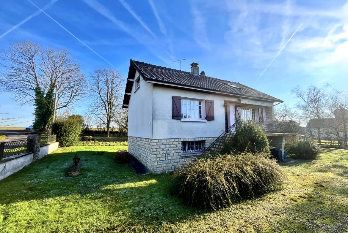 À vendre maison lumineuse de 120 m² avec sous-sol, jardin à La Ferté Gaucher 