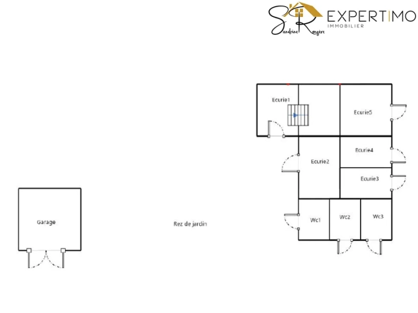 Immeuble d'habitation à Saint Éloy Les Mines de 160 m² avec terrain de 1190 m² 