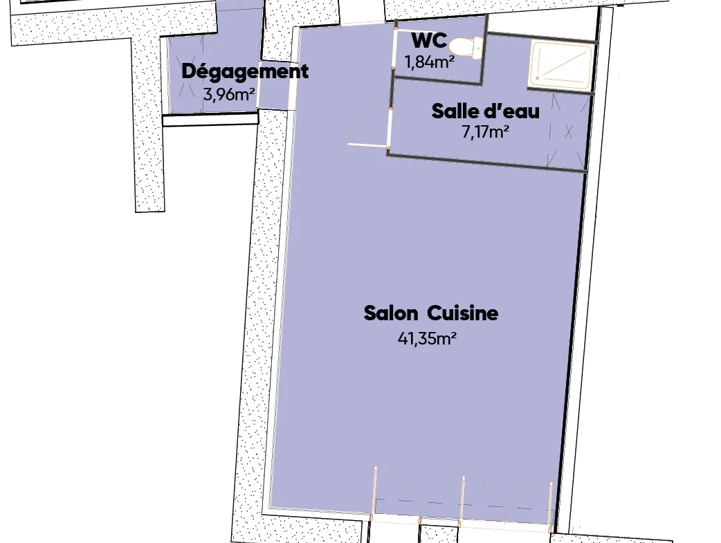 Appartement neuf de 74,89 m² à Jonquières avec terrasse et parking 