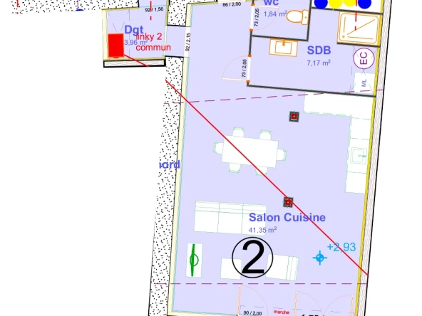 Appartement neuf de 74,89 m² à Jonquières avec terrasse et parking 