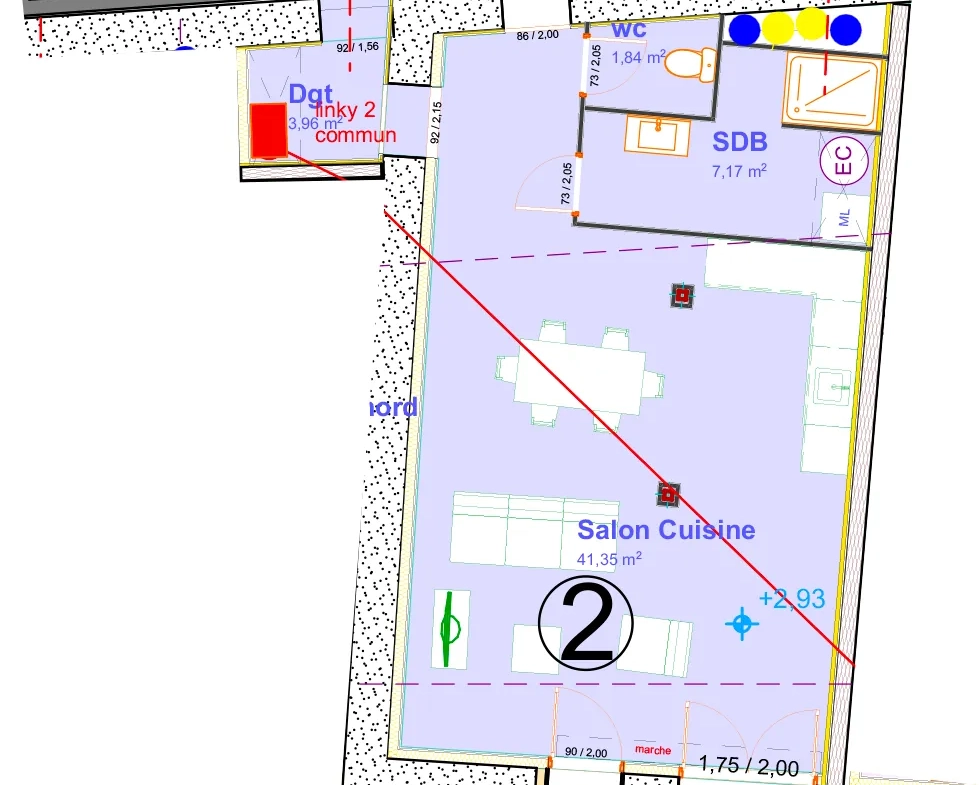 Appartement neuf de 74,89 m² à Jonquières avec terrasse et parking 