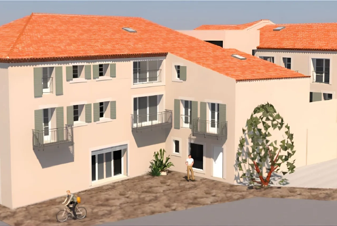 Appartement neuf de 74,89 m² à Jonquières avec terrasse et parking 