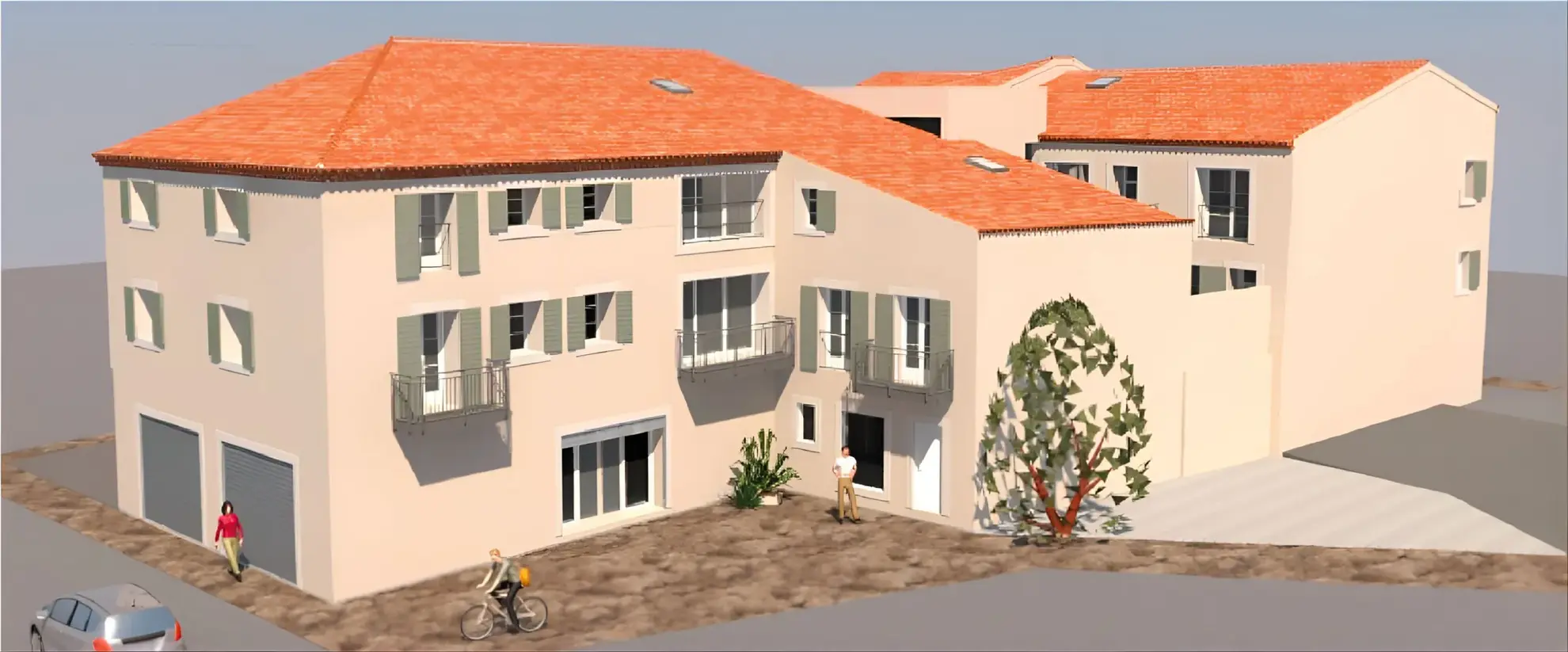 Appartement neuf de 74,89 m² à Jonquières avec terrasse et parking 