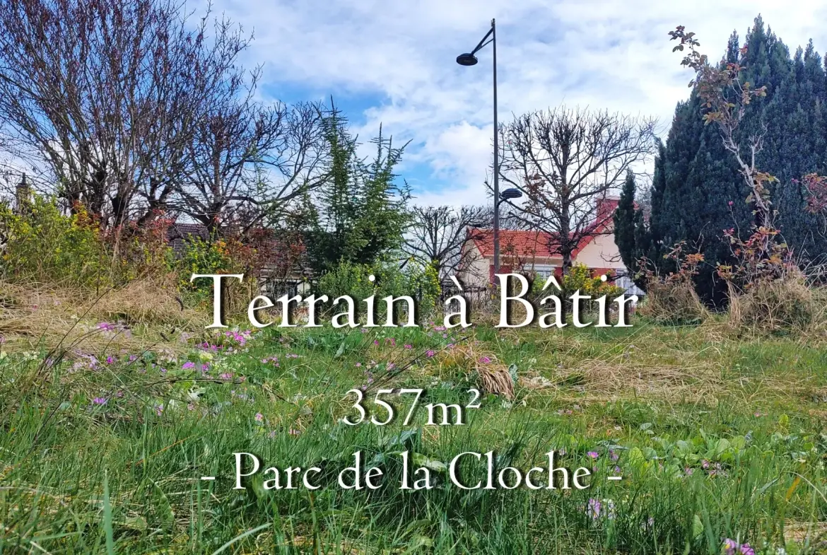 Terrain constructible à Orly de 357 m² avec potentiel pour maison jusqu’à 260 m² 