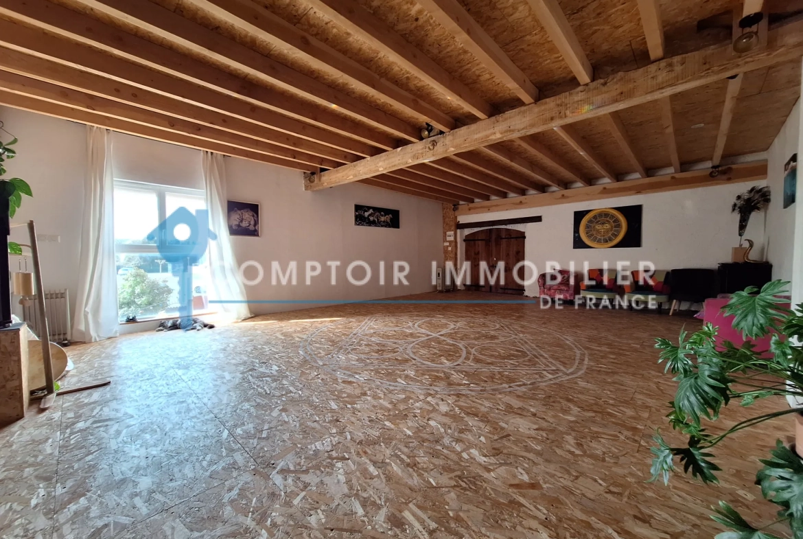 Maison de village rénovée avec hangar et jardin à Damiatte dans le Tarn 
