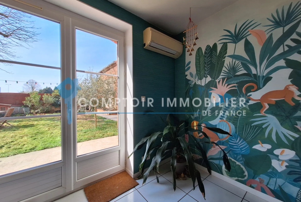 Maison de village rénovée avec hangar et jardin à Damiatte dans le Tarn 