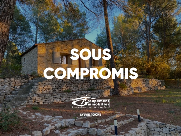 Mazet en pierre à Velleron, 2 pièces, 43 m², terrain 2875 m², rénovation récente