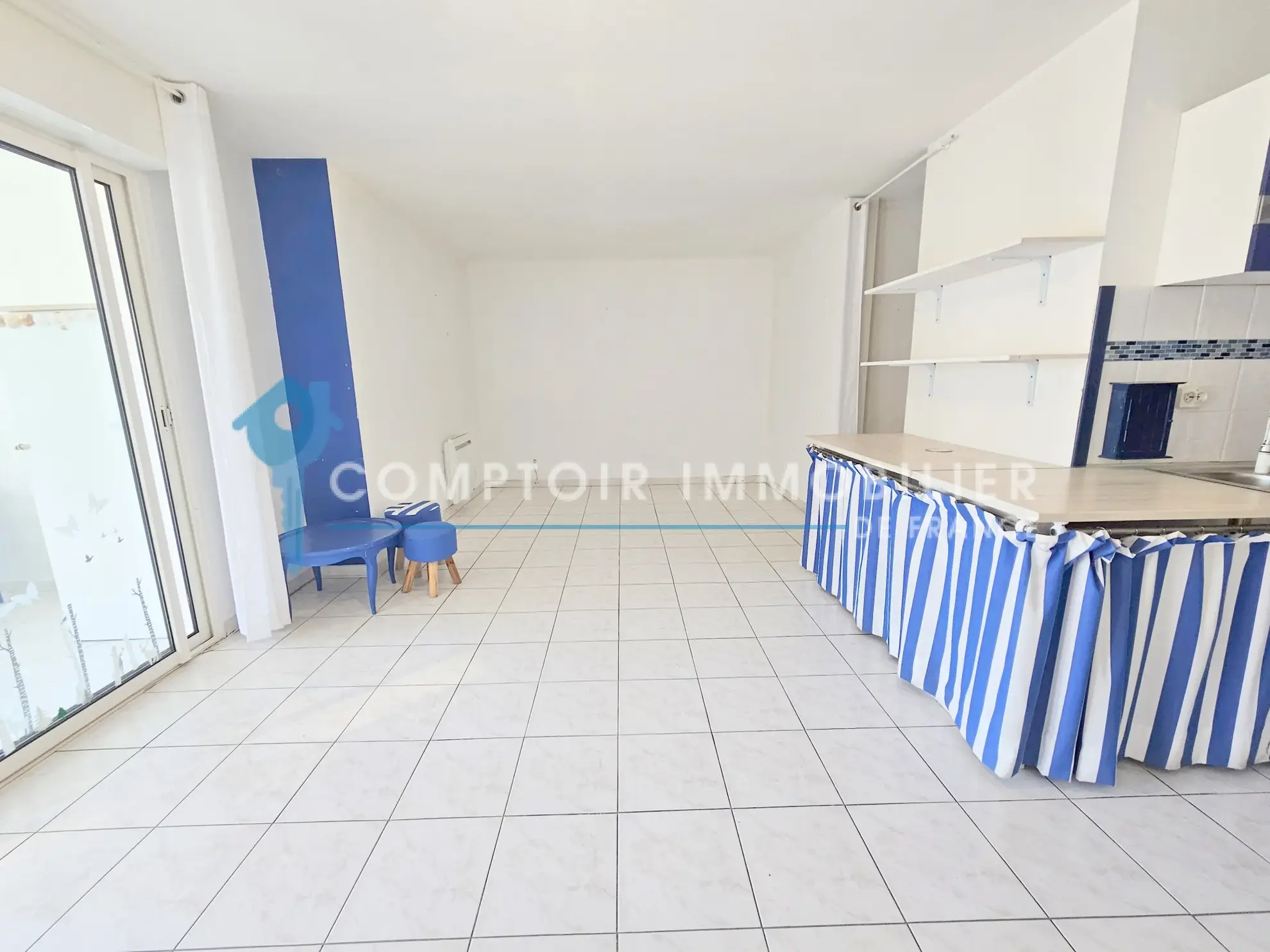Bel appartement T2 avec terrasse de 18m² en front de mer à Sète 