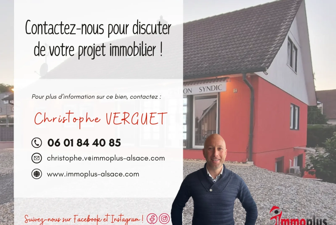 Appartement 2 pièces de 45m² avec terrasse à Saint-Louis, idéal premier achat ou investisseur 