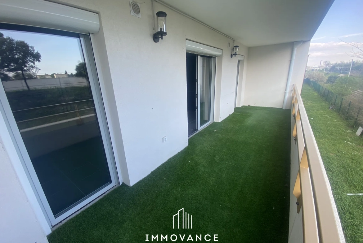 Appartement T2 de 60 m² avec terrasse et parking à Castelnau le Lez 