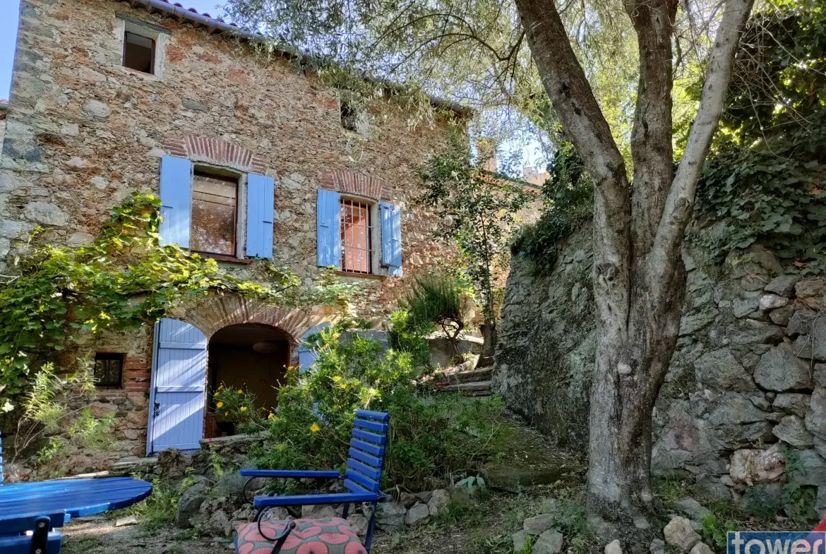 Maison de village lumineuse avec jardin à Llauro dans les Aspres 