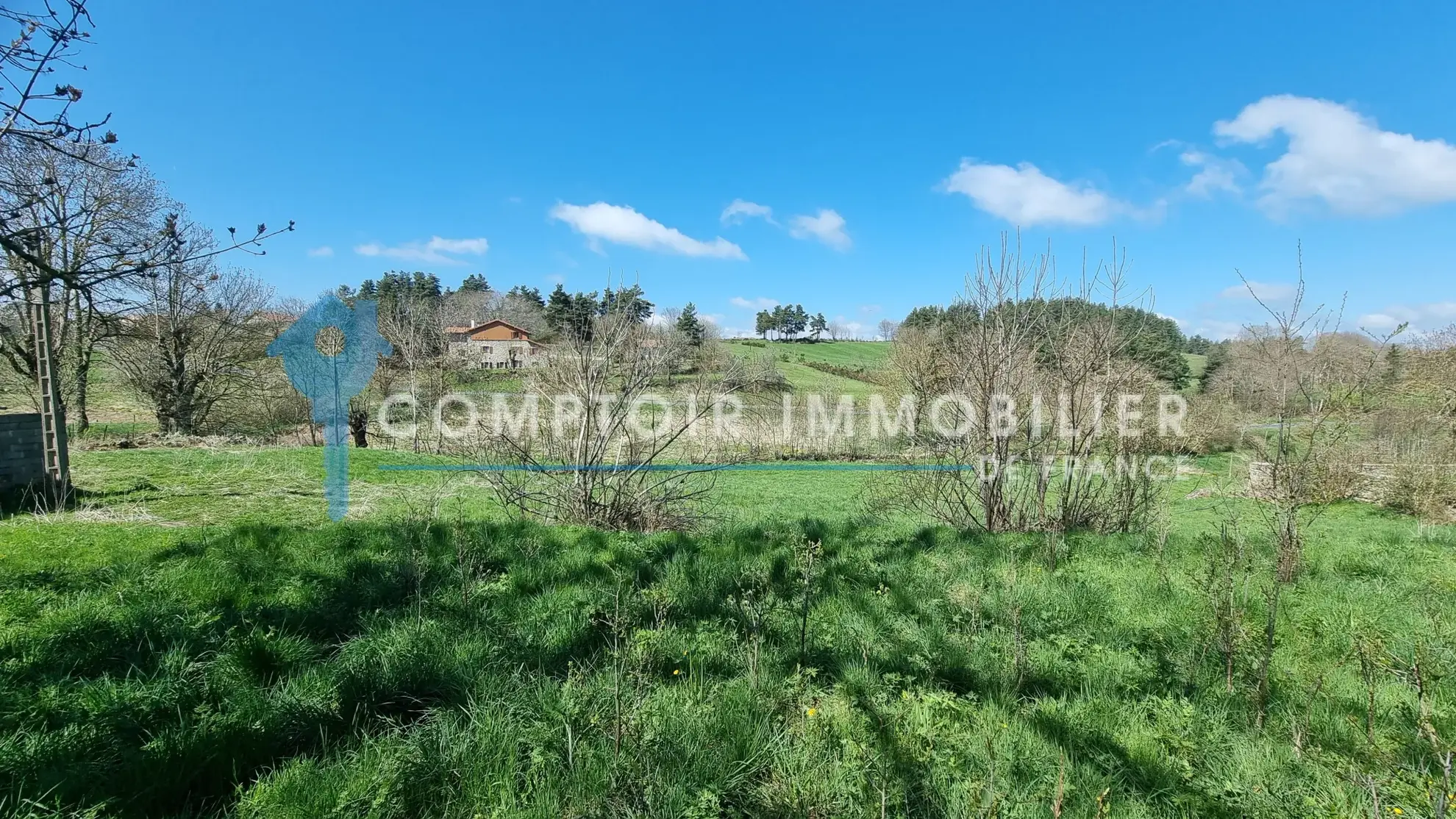Terrain constructible de 4165 m² à Coucouron avec permis accepté, opportunité rare 