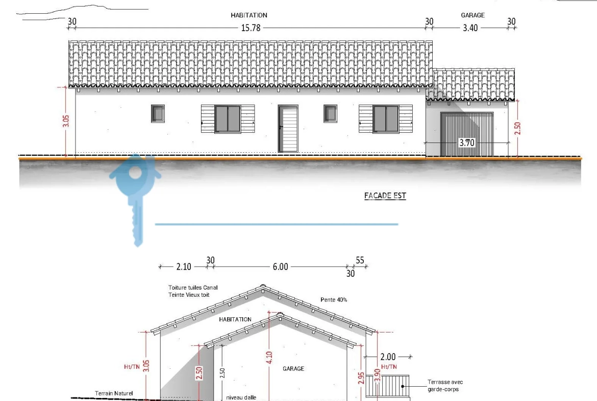Terrain constructible de 4165 m² à Coucouron avec permis accepté, opportunité rare 