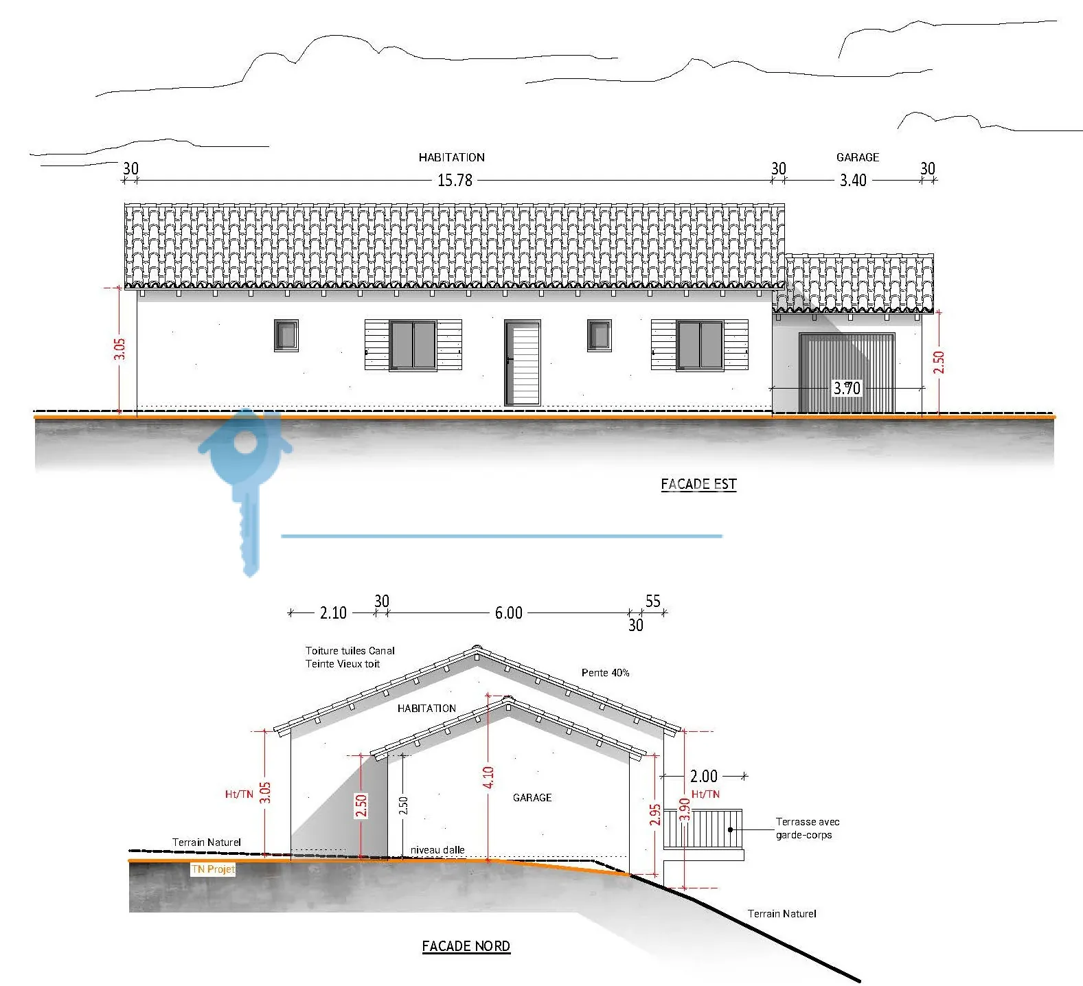 Terrain constructible de 4165 m² à Coucouron avec permis accepté, opportunité rare 