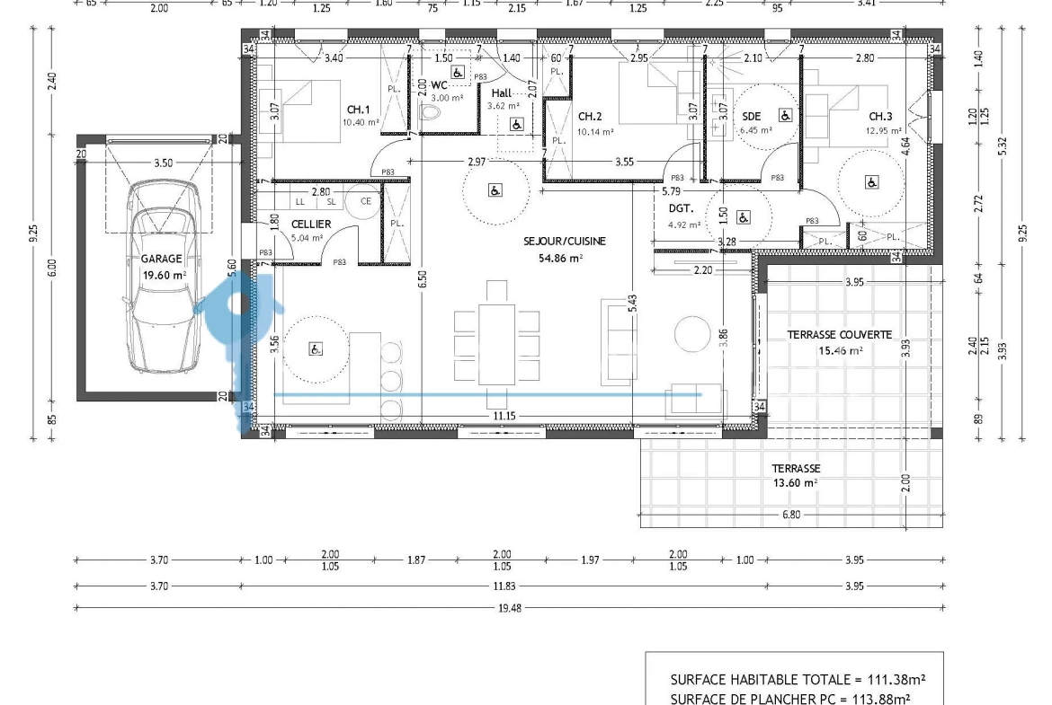 Terrain constructible de 4165 m² à Coucouron avec permis accepté, opportunité rare 