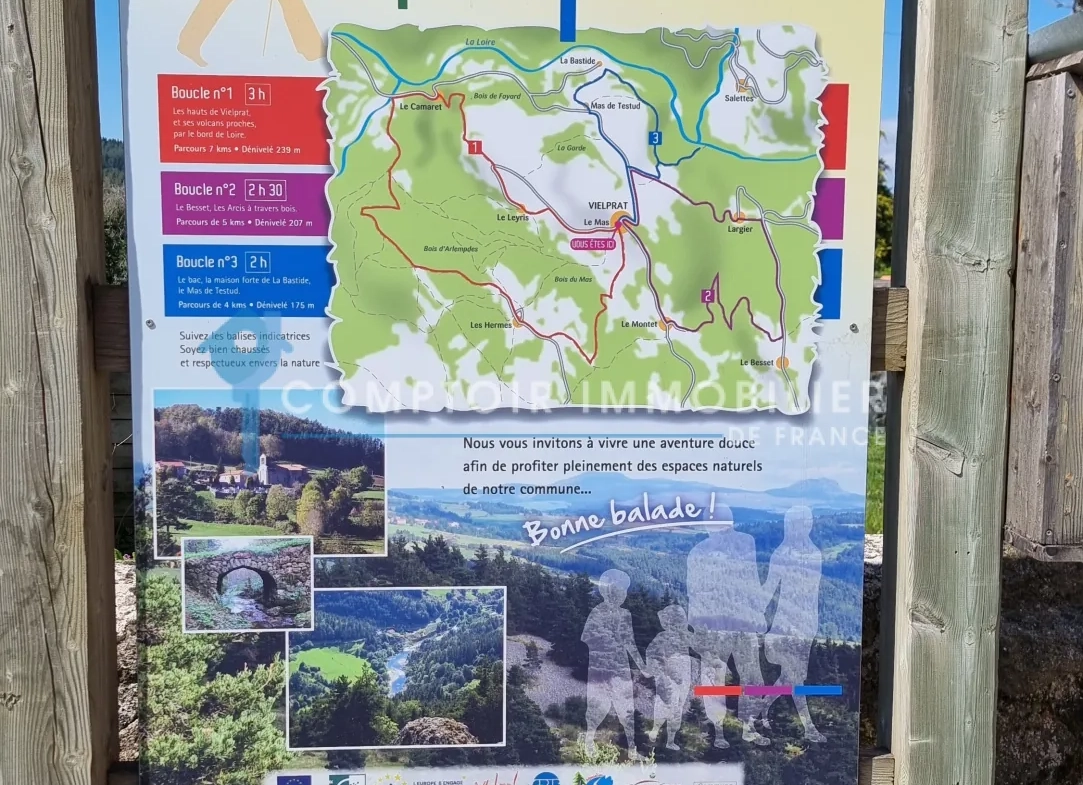 Terrain constructible de 4165 m² à Coucouron avec permis accepté, opportunité rare 