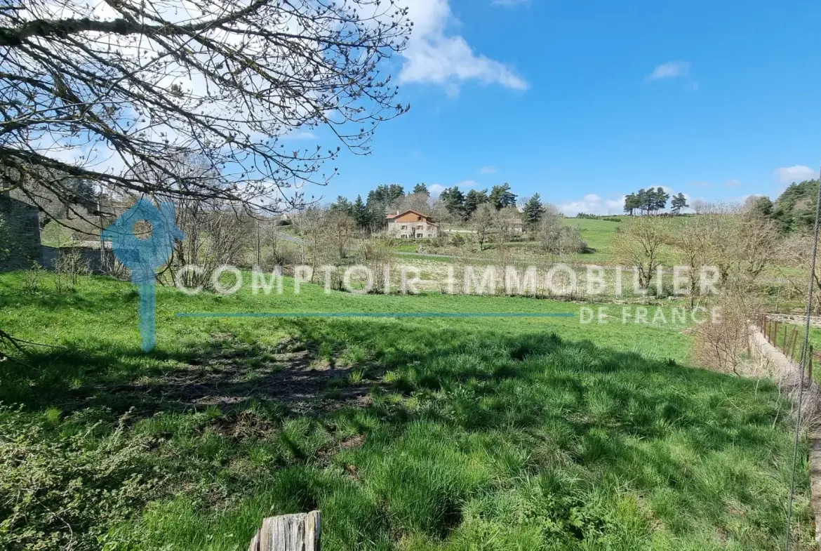 Terrain constructible de 4165 m² à Coucouron avec permis accepté, opportunité rare 