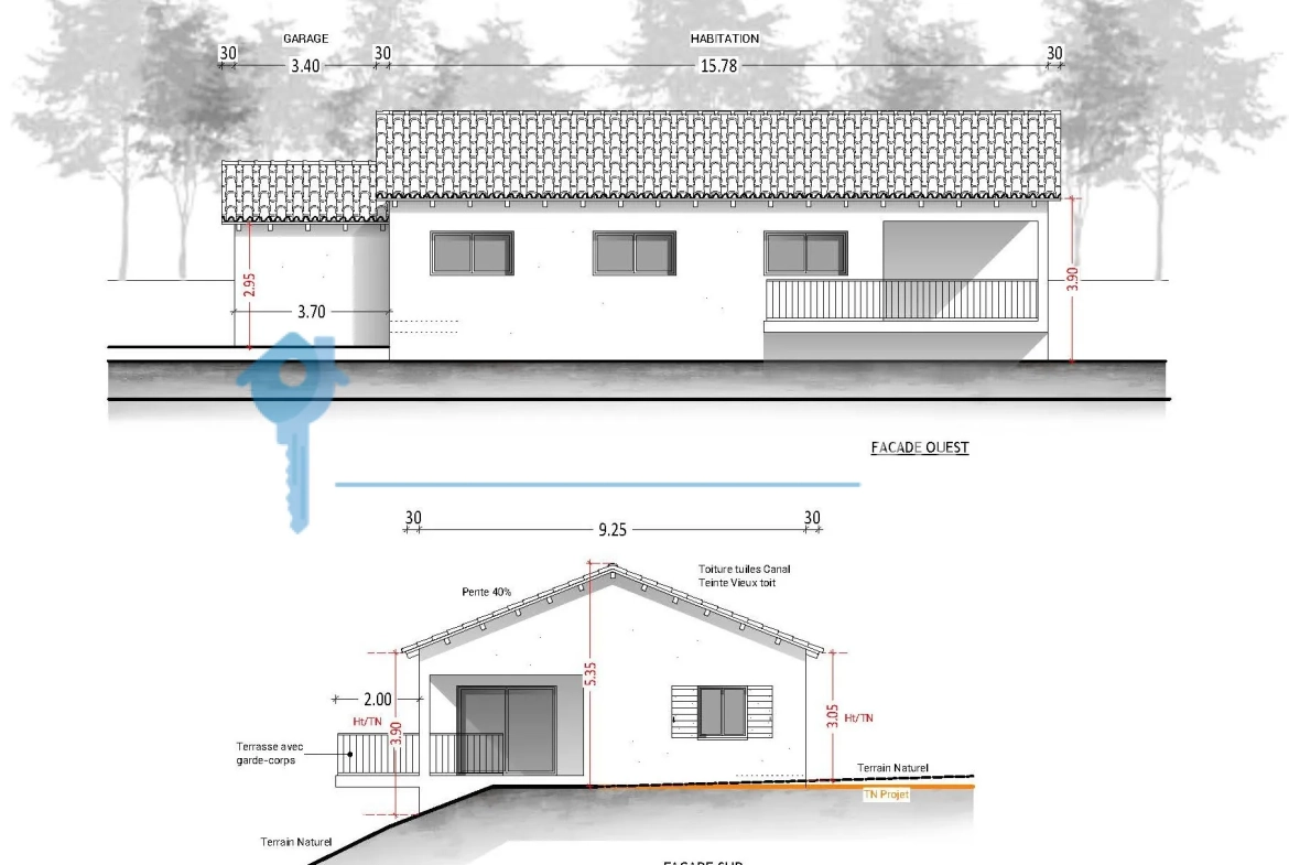 Terrain constructible de 4165 m² à Coucouron avec permis accepté, opportunité rare 