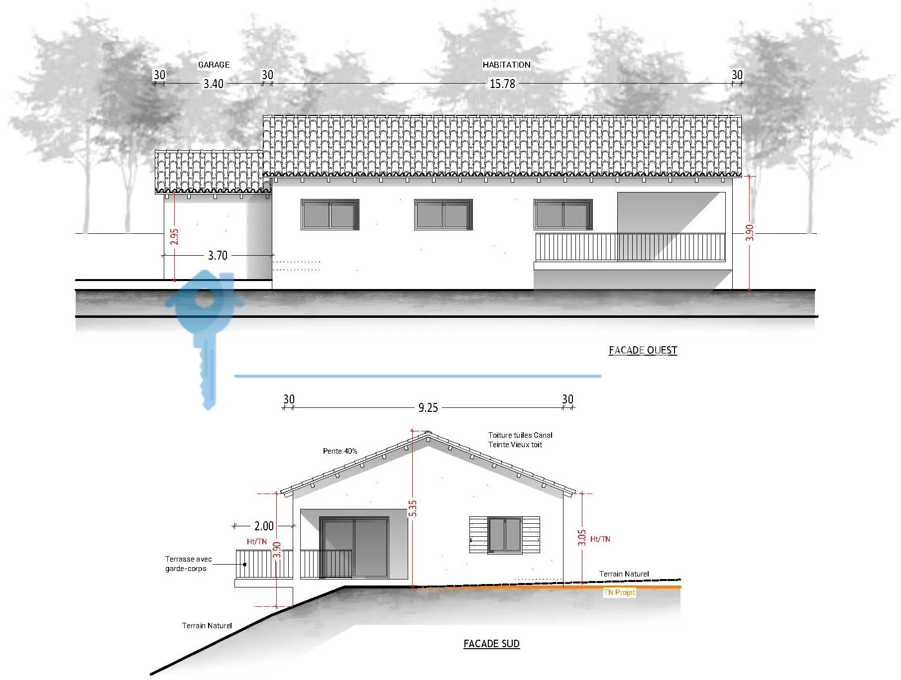 Terrain constructible de 4165 m² à Coucouron avec permis accepté, opportunité rare 