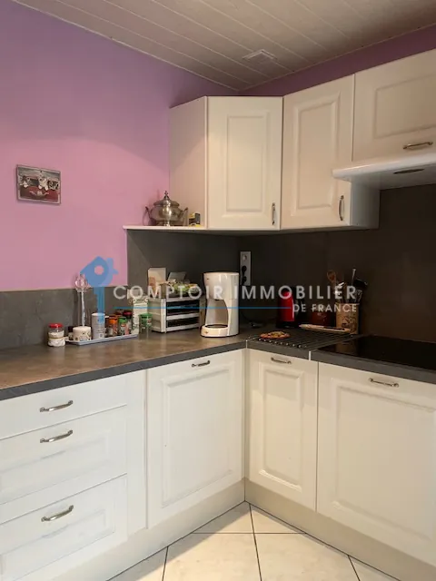 Maison de plain-pied à vendre à Moules et Baucels, 95 m² avec terrain arboré 
