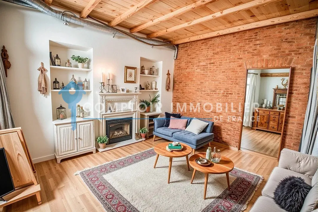 Maison de village à Boulbon - 70 m² avec cour et parking, idéal investissement ou résidence 