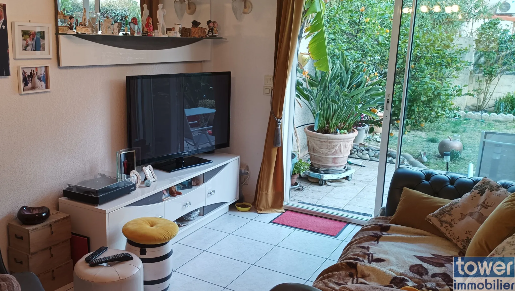 Appartement T3 de plain-pied avec jardin privé à Perpignan 