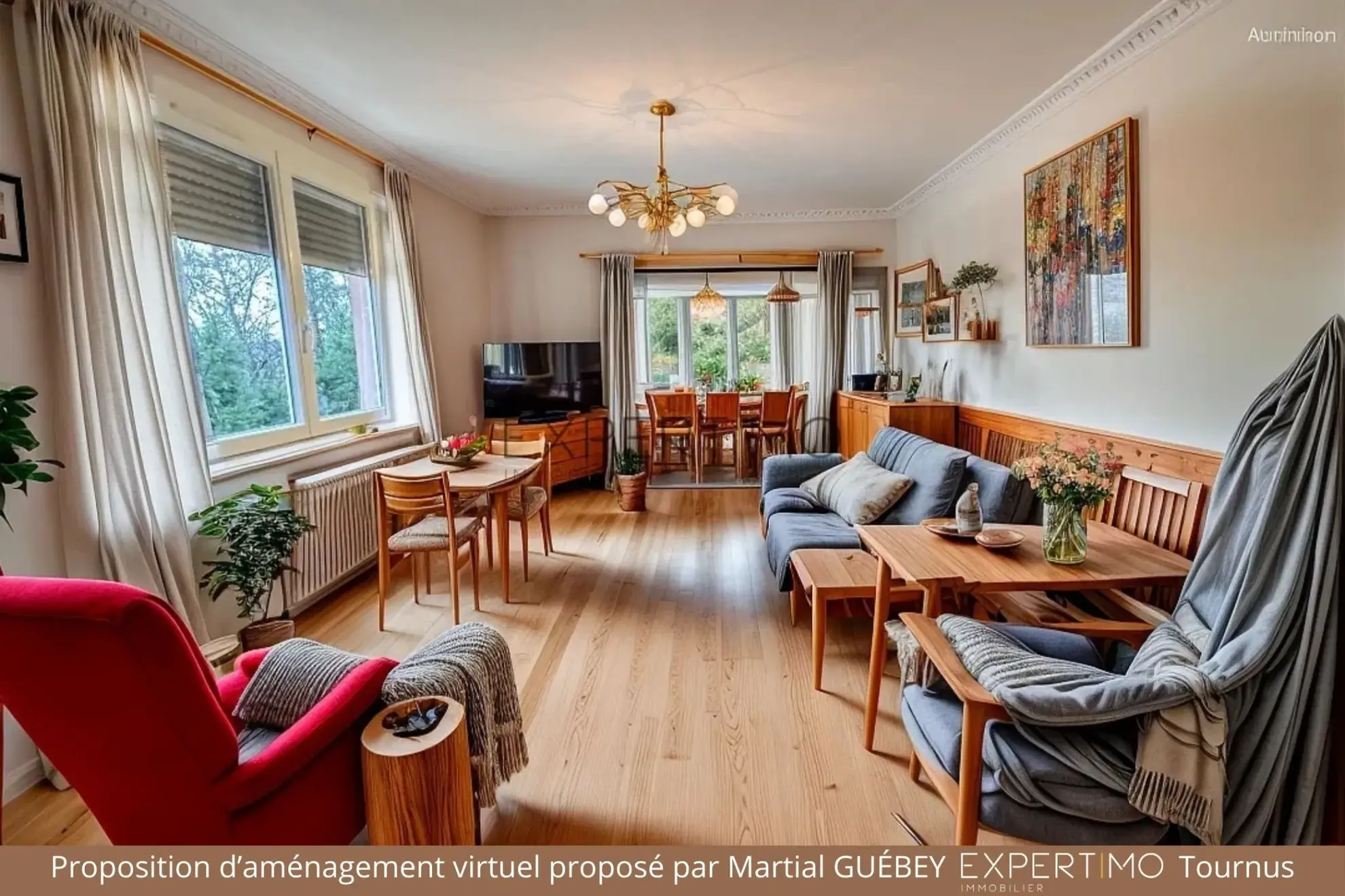 Maison de 90 m² avec vue panoramique sur la plaine de Saône à Tournus 