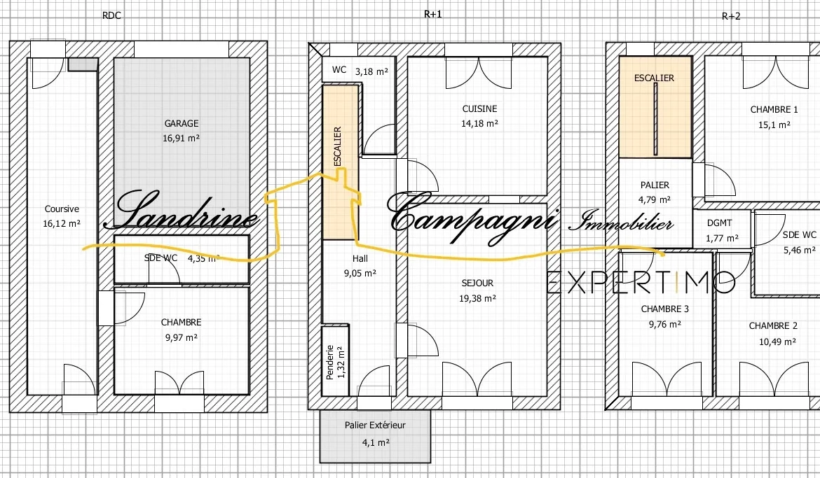 Maison de ville rénovée avec 4 chambres à Carpentras, proche du centre-ville 