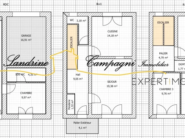 Maison de ville rénovée avec 4 chambres à Carpentras, proche du centre-ville 