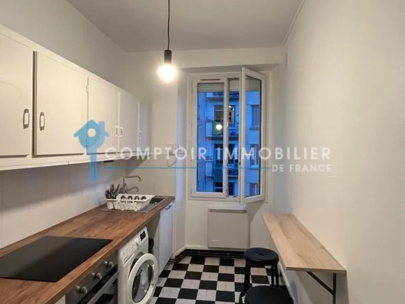 Appartement lumineux de 35 m² à Grenoble, idéal investissement ou résidence principale 