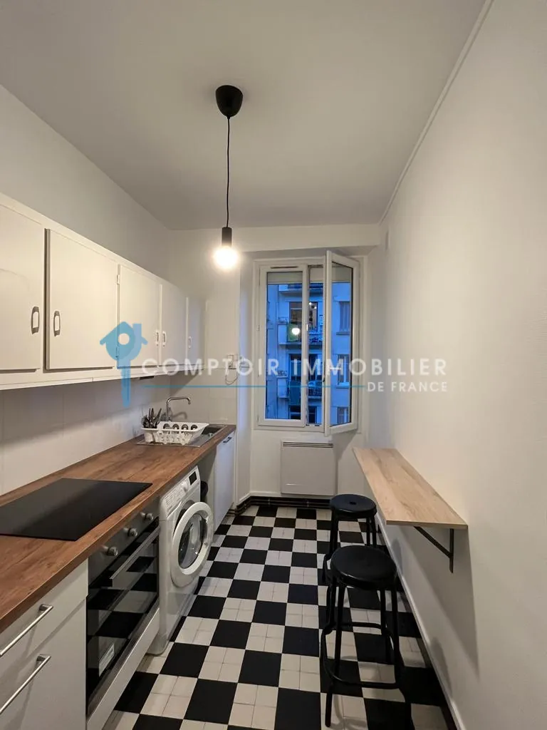 Appartement lumineux de 35 m² à Grenoble, idéal investissement ou résidence principale 