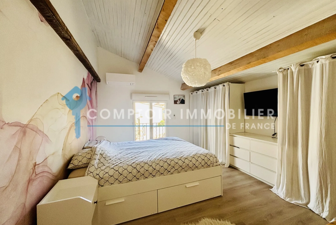 Maison de village avec terrasse à vendre à Codognan - 3 chambres, rénovée, cœur de ville 