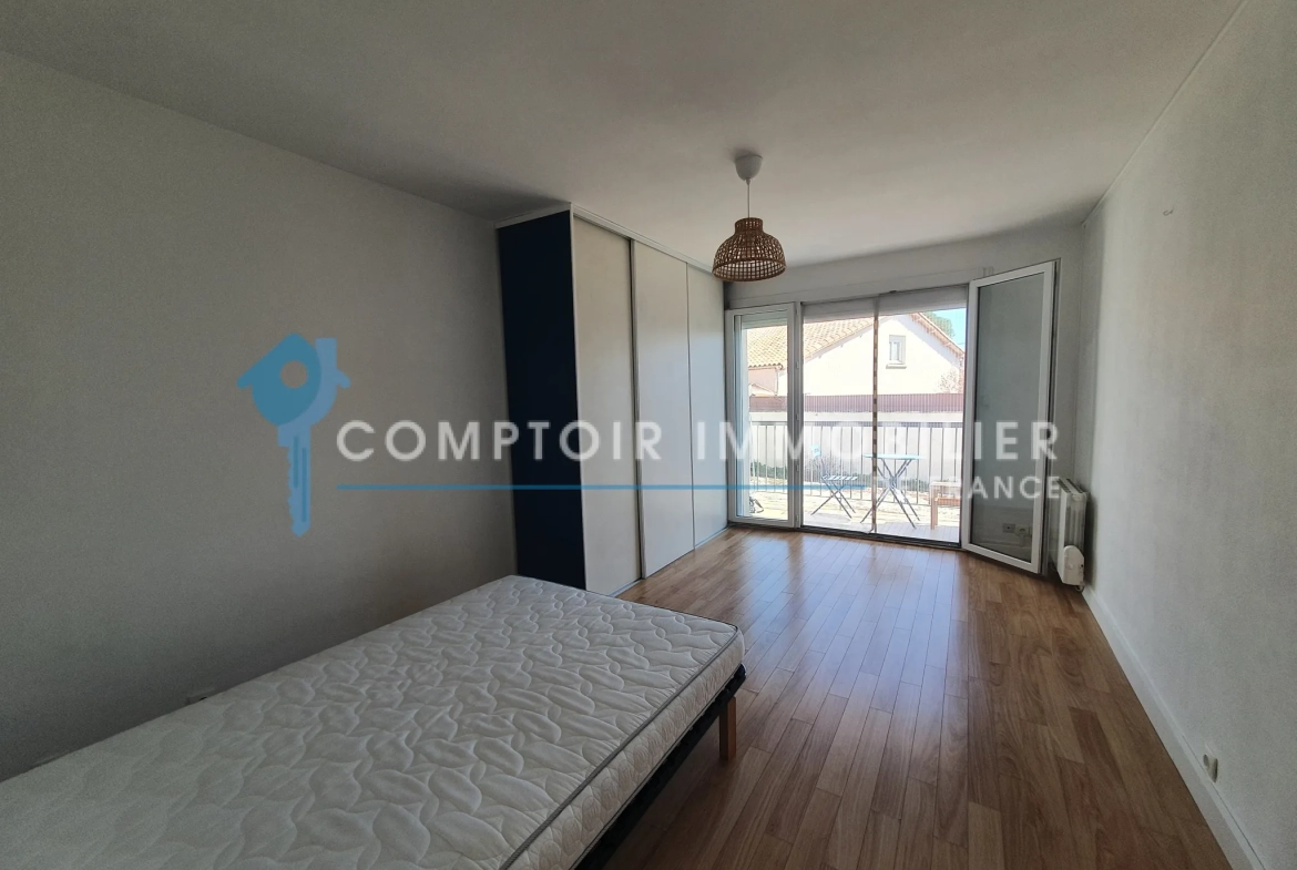 Appartement T1 de 30 m² avec terrasse et parking à Montpellier 