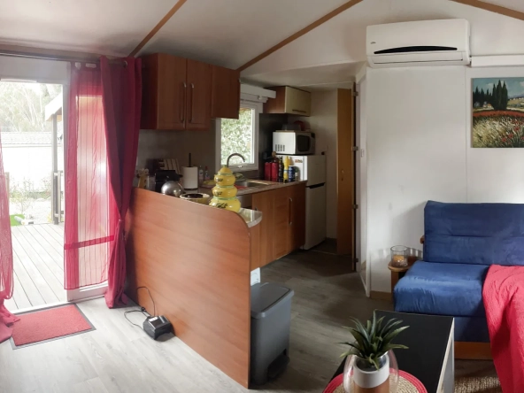Mobilhome dans parc de loisirs 5 étoiles à Puget-sur-Argens 